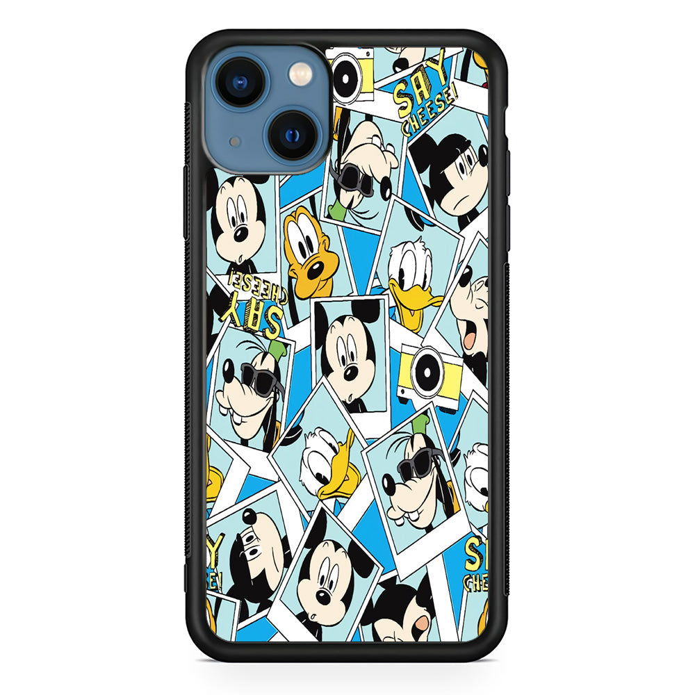 Mickey Family Photo In Frame iPhone 14 Case