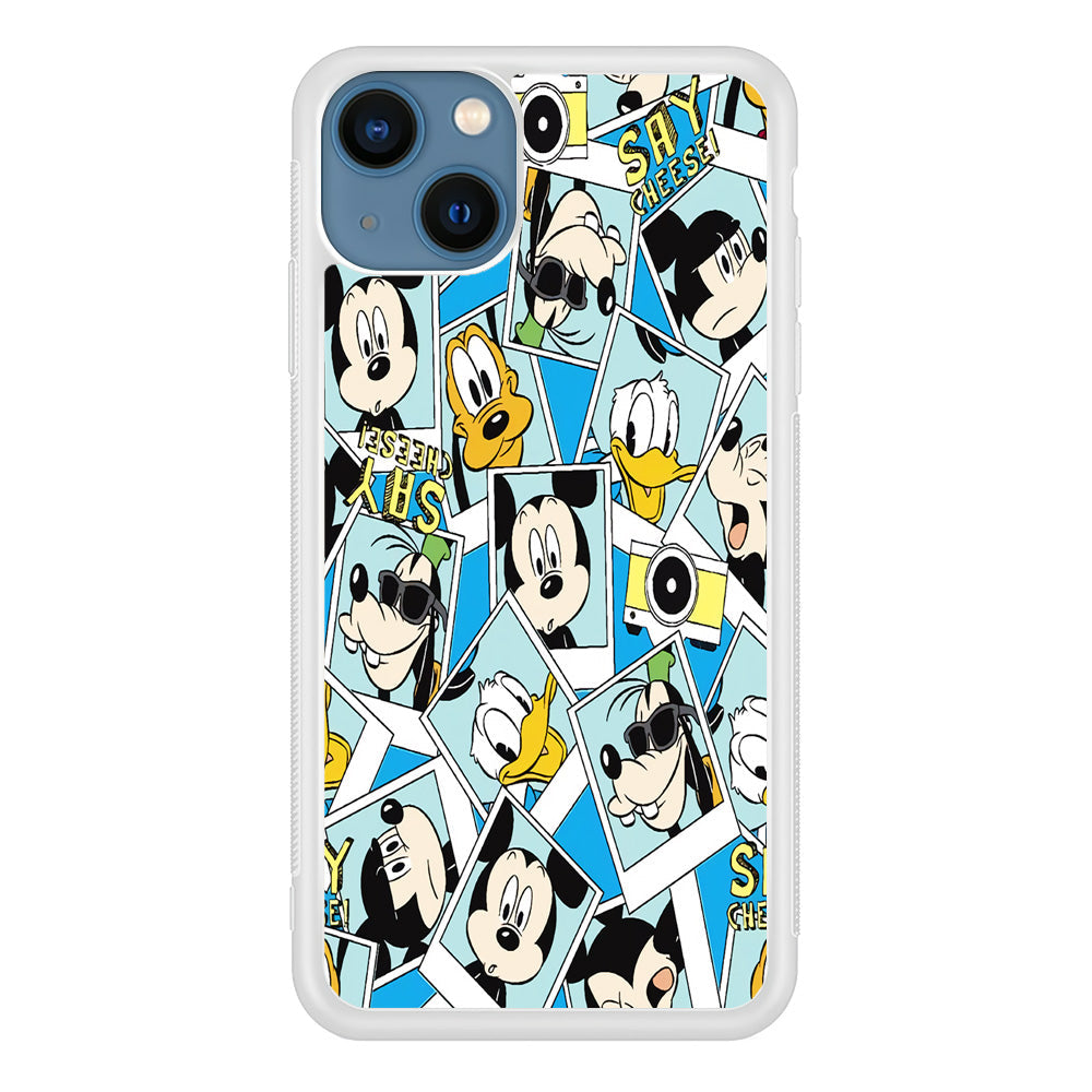 Mickey Family Photo In Frame iPhone 15 Case
