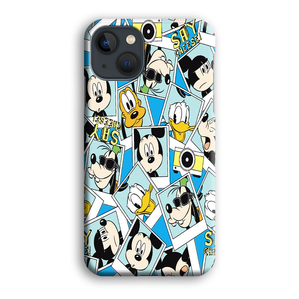Mickey Family Photo In Frame iPhone 15 Case