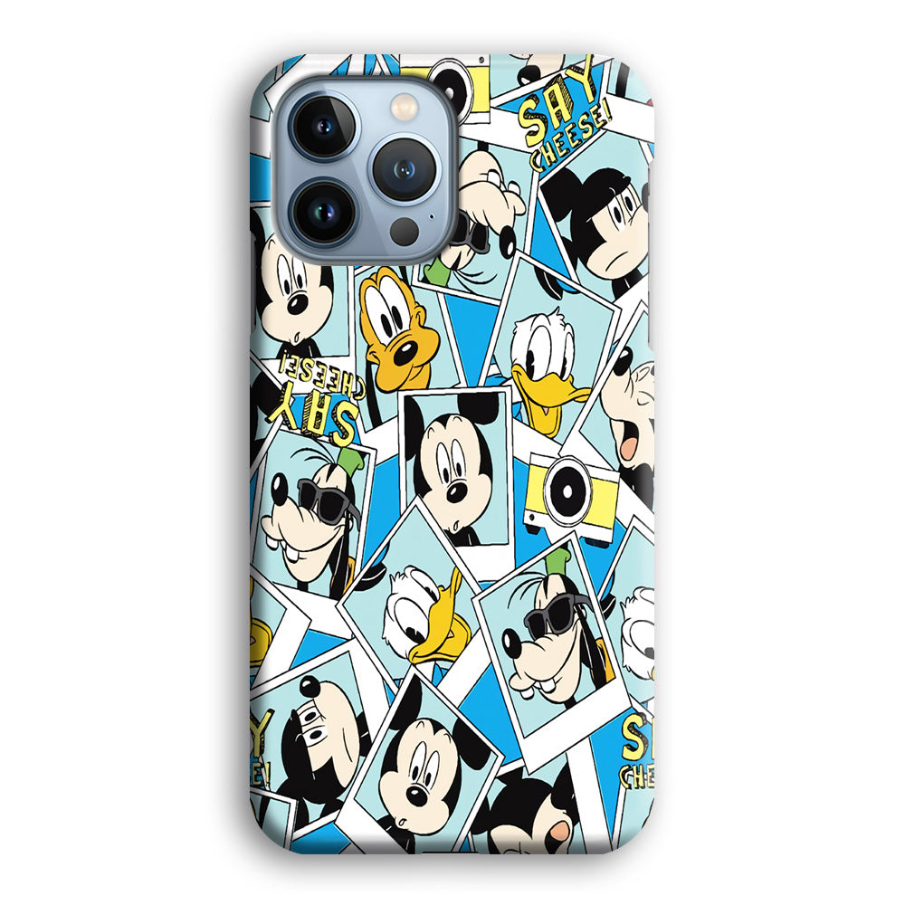 Mickey Family Photo In Frame iPhone 14 Pro Max Case
