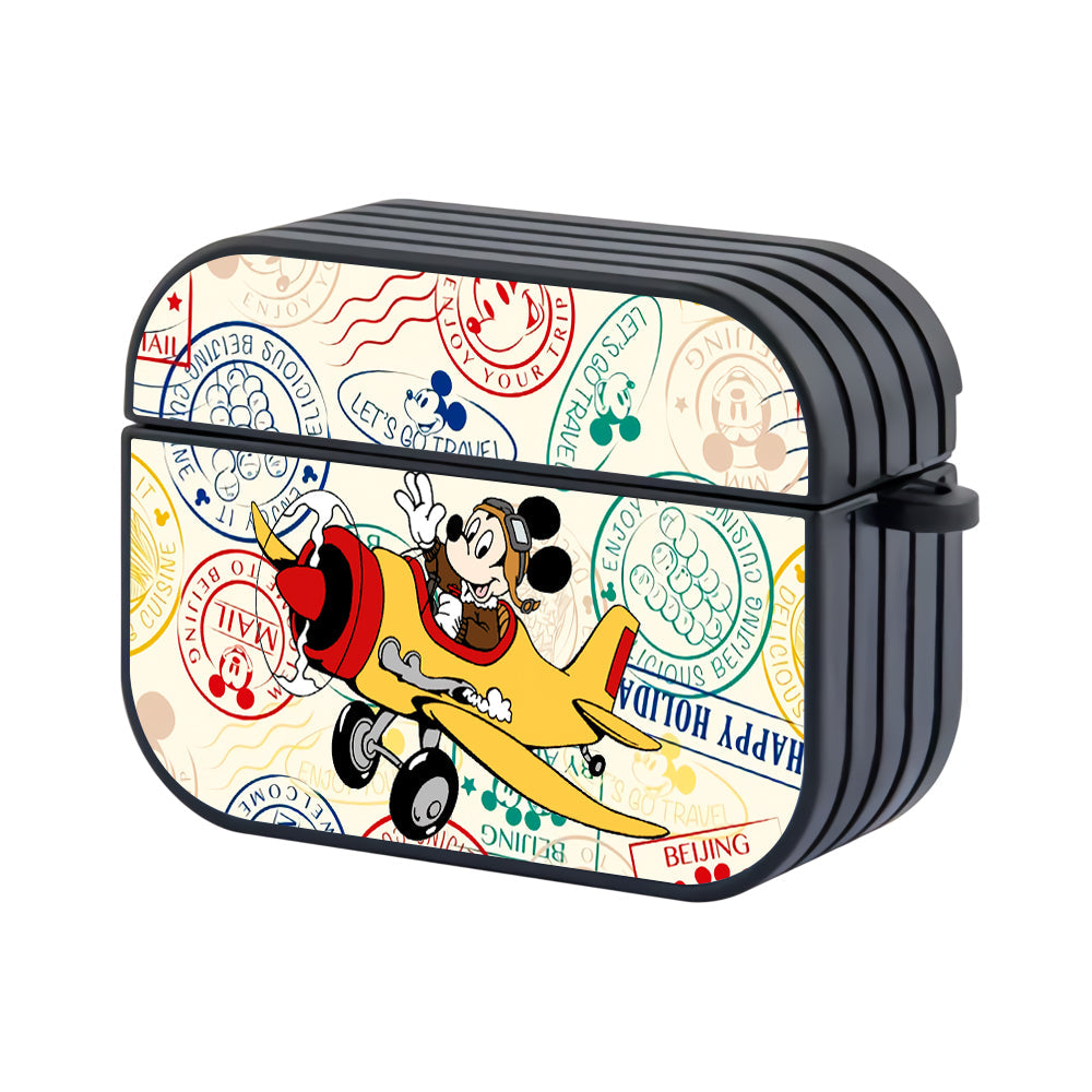 Mickey Travel Mode Hard Plastic Case Cover For Apple Airpods Pro 3 - Ezzystore
