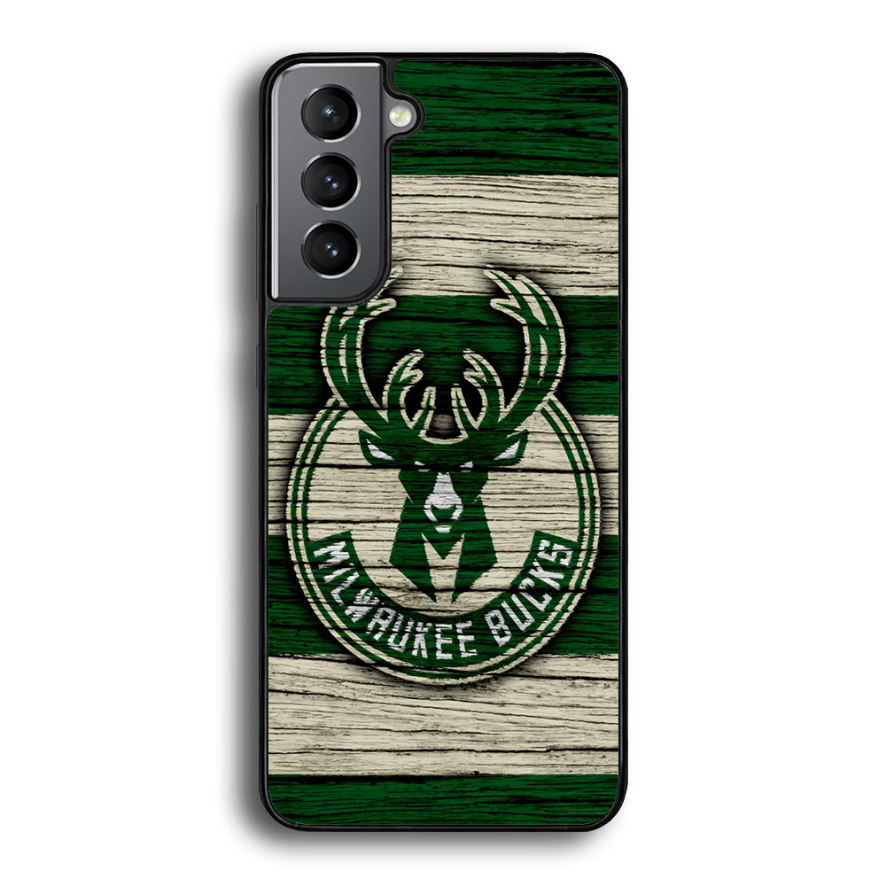 Milwaukee Bucks Logo Pattern Of Wood Samsung Galaxy S22 Case - Ezzystore