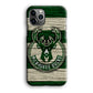 Milwaukee Bucks Logo Pattern Of Wood iPhone 12 Pro Max Case