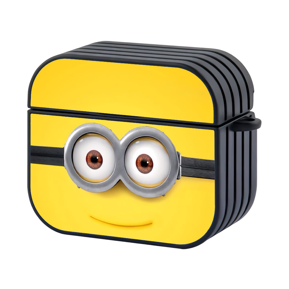 Minions Face Despicable Me Hard Plastic Case Cover For Apple Airpods 4 - Ezzystore