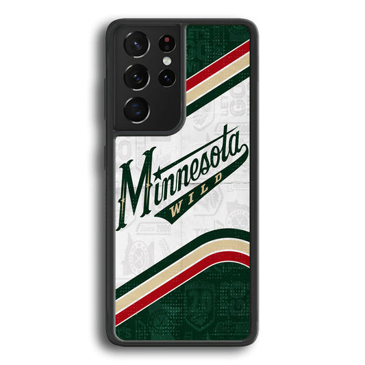 Minnesota Wild NHL Team Samsung Galaxy S24 Ultra Case - Ezzystore