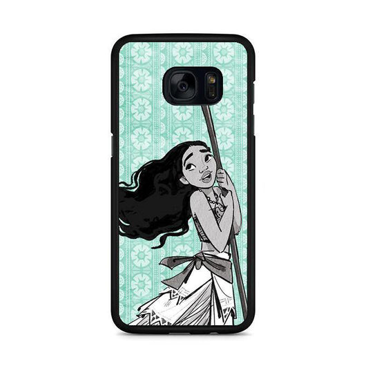 Moana Art Wallpaper Samsung Galaxy S7 Edge Case