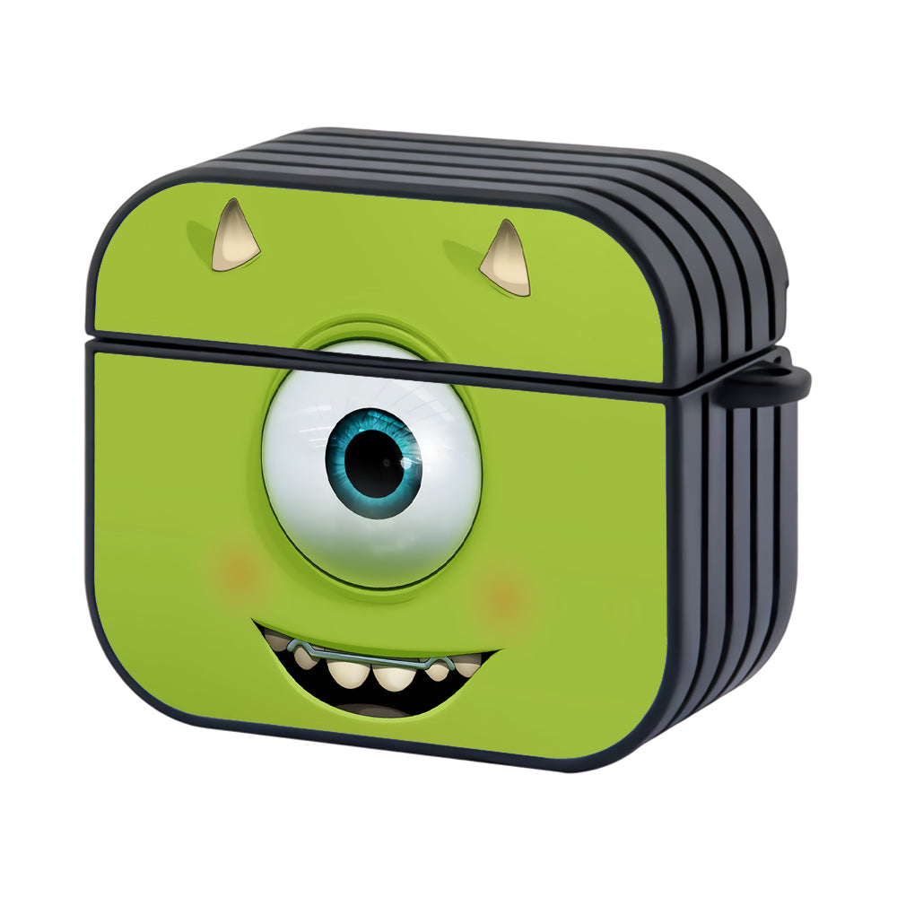 Monsters Inc Mike Face Hard Plastic Case Cover For Apple Airpods 4 - Ezzystore