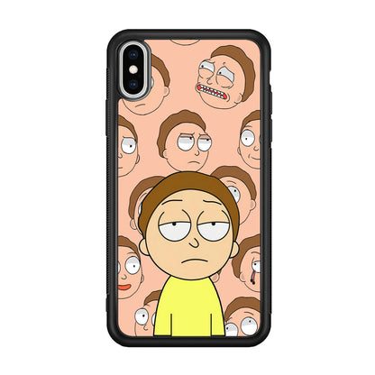 Morty Lazy Expression iPhone XS Case