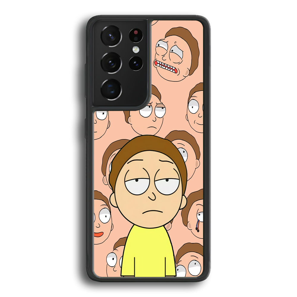 Morty Lazy Expression Samsung Galaxy S23 Ultra Case - Ezzystore