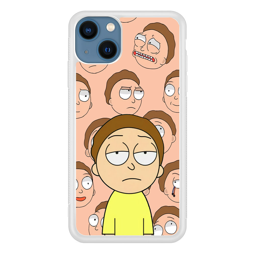 Morty Lazy Expression iPhone 14 Plus Case