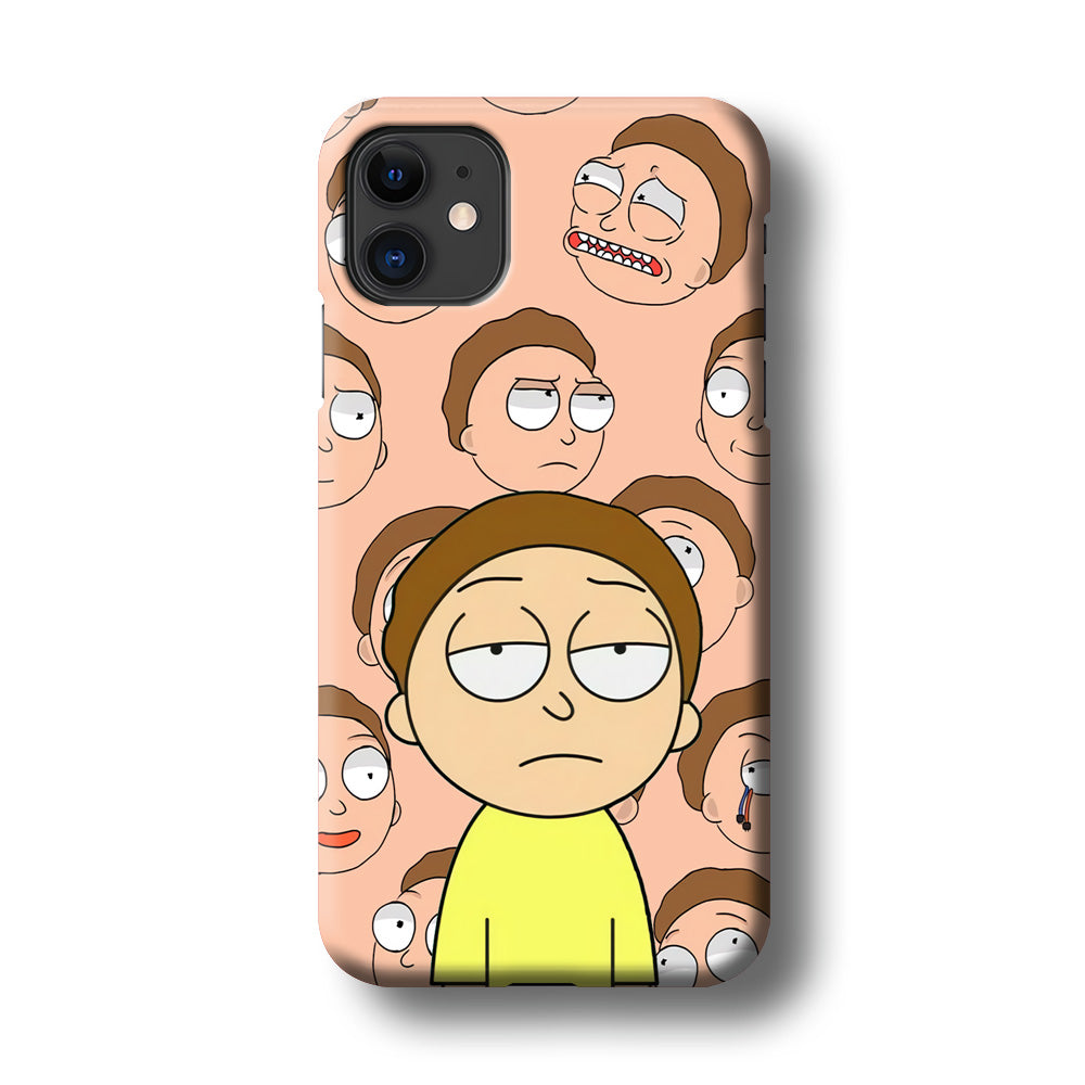 Morty Lazy Expression iPhone 11 Case