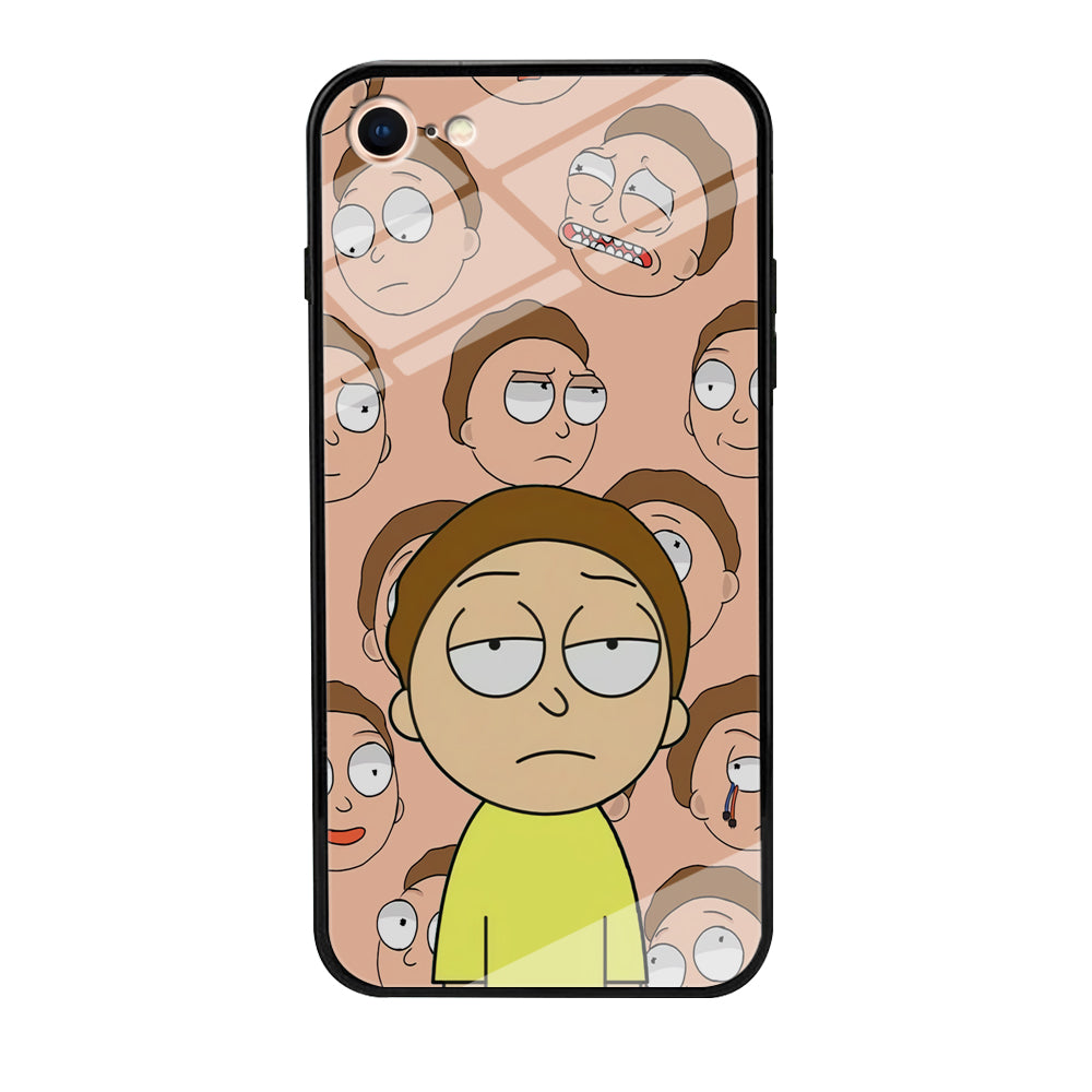 Morty Lazy Expression iPhone 8 Case