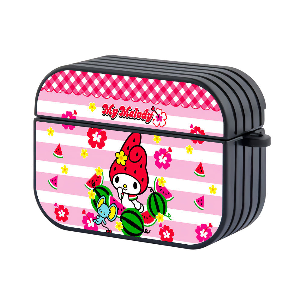 My Melody Fruit And Stripe Hard Plastic Case Cover For Apple Airpods Pro 3 - Ezzystore