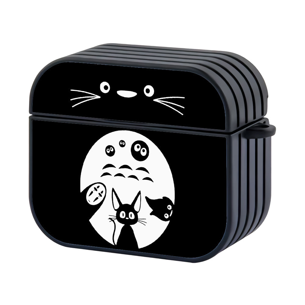 My Neighbor Totoro Silhouette Hard Plastic Case Cover For Apple Airpods 4 - Ezzystore