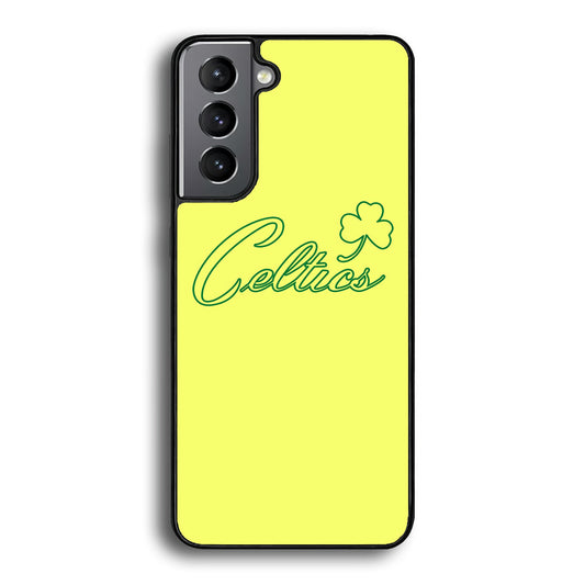 NBA Celtics Yellow Logo Samsung Galaxy S24 Plus Case - Ezzystore