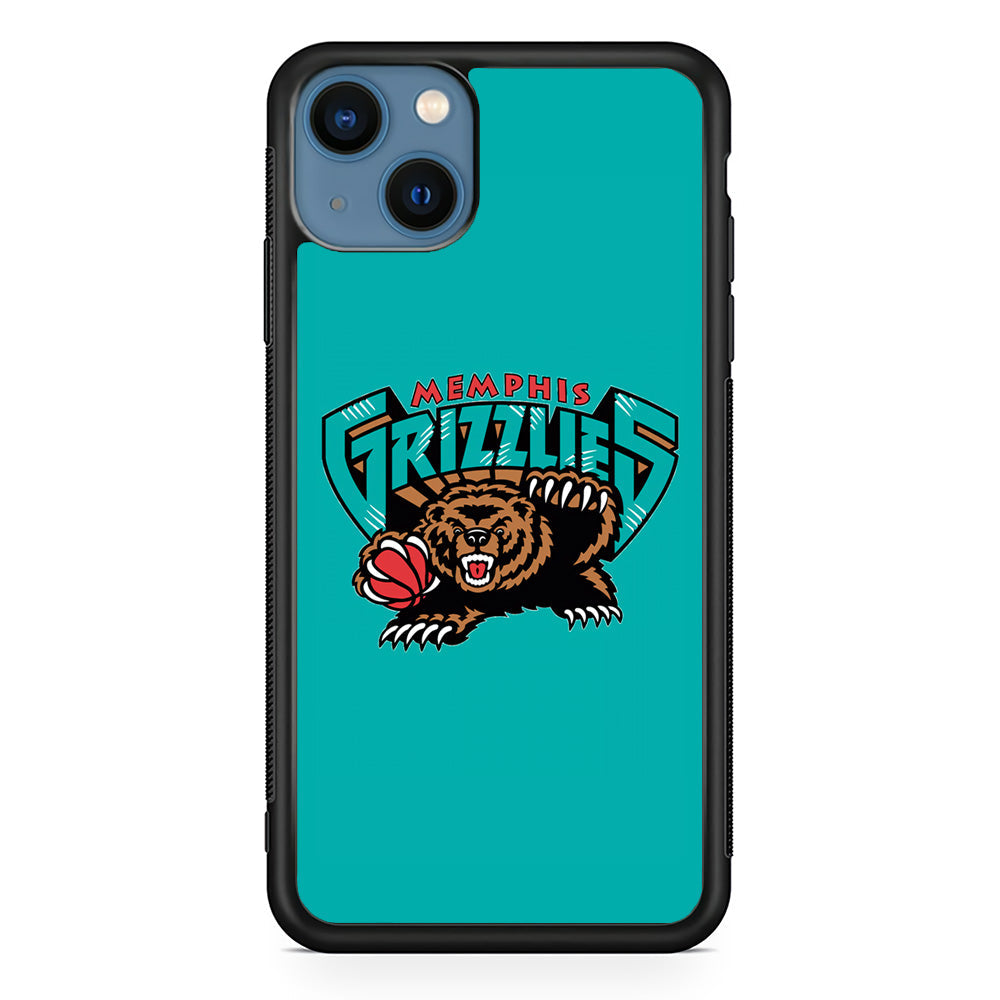NBA Memphis Grizzlies Bear Logo iPhone 14 Case