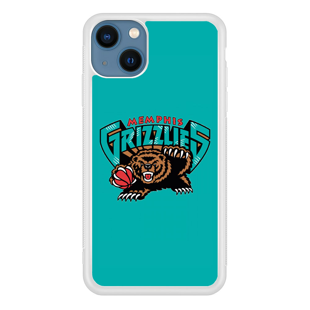 NBA Memphis Grizzlies Bear Logo iPhone 15 Case