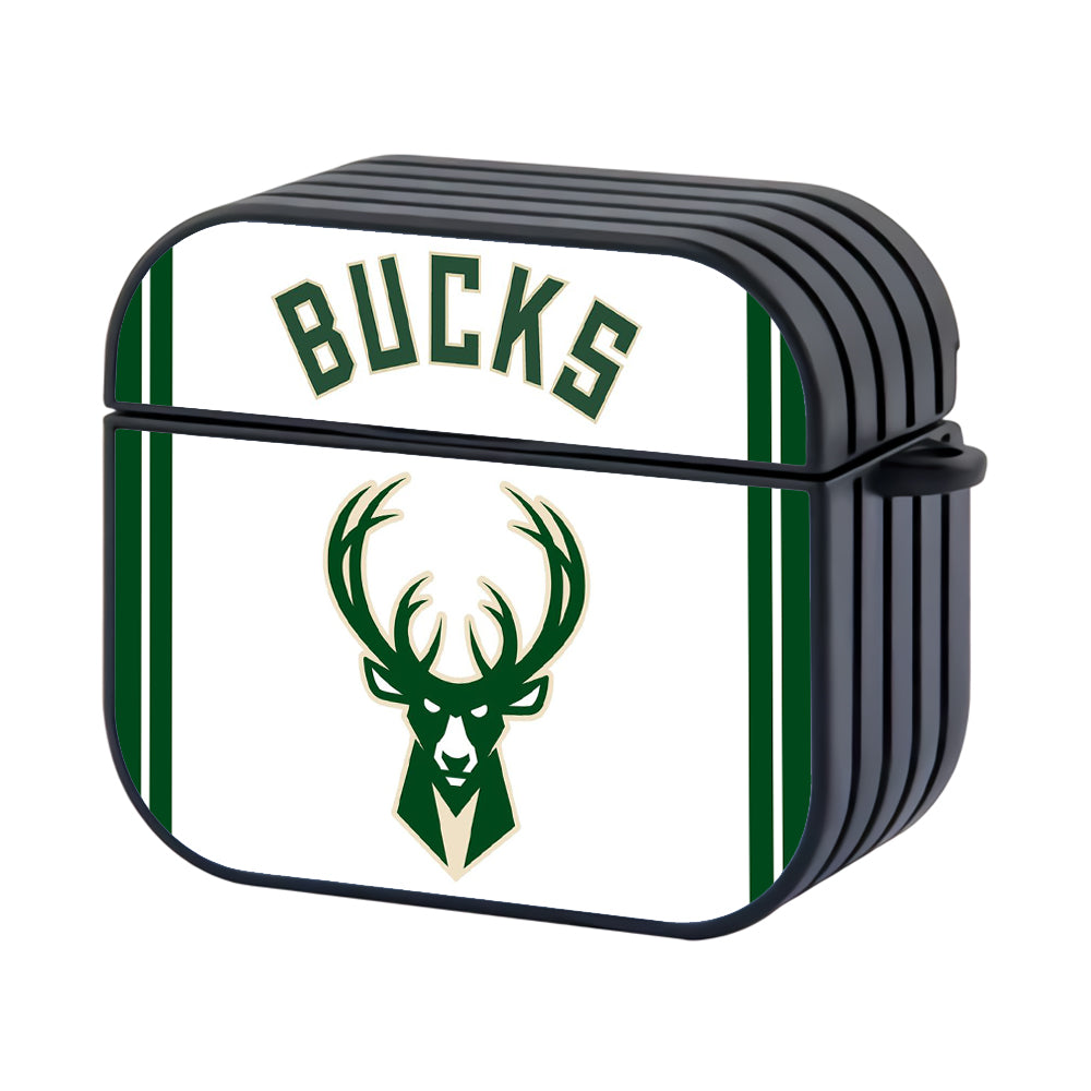 NBA Milwaukee Bucks Hard Plastic Case Cover For Apple Airpods 4 - Ezzystore