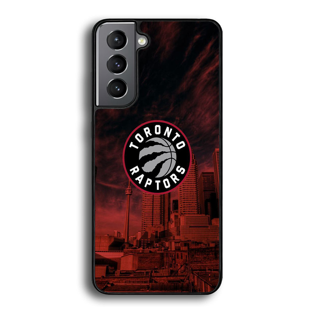NBA Toronto Raptors Logo Sunset In The City Samsung Galaxy S23 Case - Ezzystore