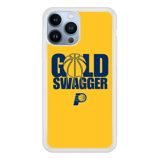 NBA Gold Swagger iPhone 14 Pro Max Case
