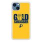 NBA Gold Swagger iPhone 15 Case