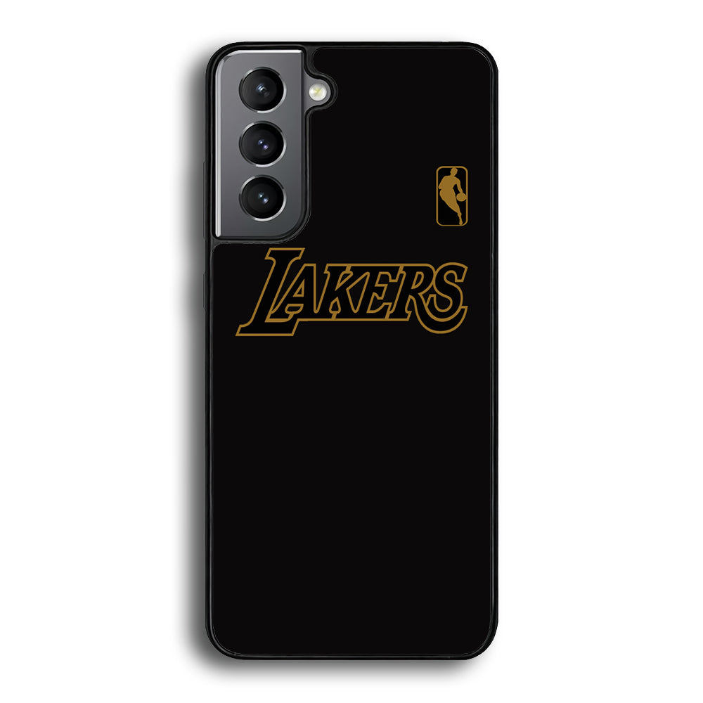 NBA Los Angeles Lakers Space Grey Nike Gold Logo Samsung Galaxy S22 Case - Ezzystore