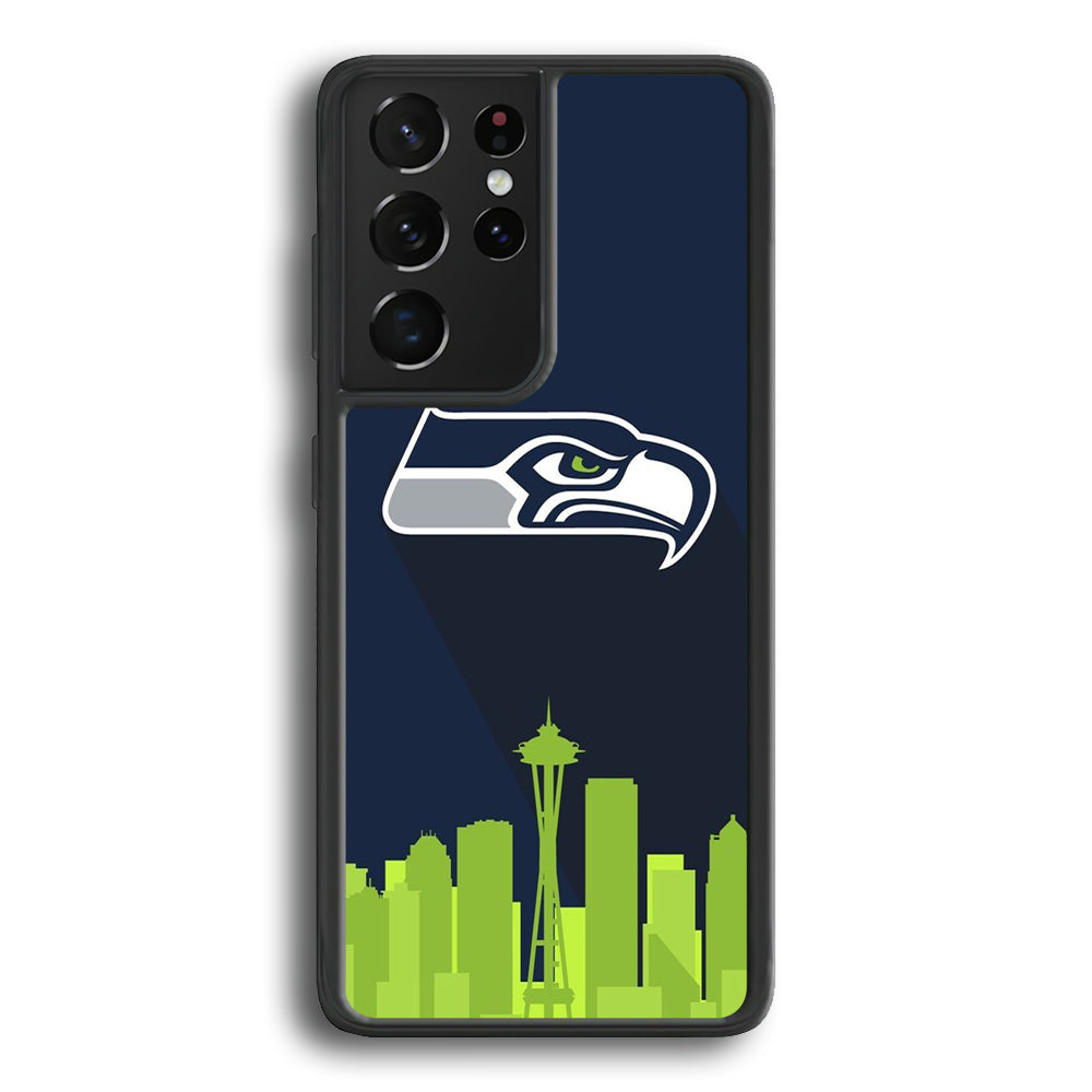 NFL Seattle seahawks City Logo Samsung Galaxy S24 Ultra Case - Ezzystore