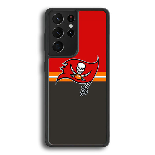NFl Tampa Bay Buccaneers Red Grey Samsung Galaxy S24 Ultra Case - Ezzystore