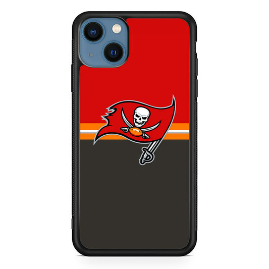 NFl Tampa Bay Buccaneers Red Grey iPhone 15 Plus Case