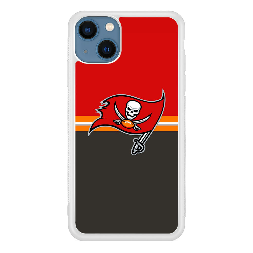 NFl Tampa Bay Buccaneers Red Grey iPhone 14 Case