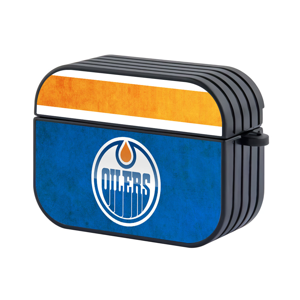 NHL Edmonton Oilers Hard Plastic Case Cover For Apple Airpods Pro 3 - Ezzystore