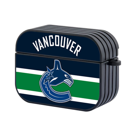 NHL Vancouver Canucks Hard Plastic Case Cover For Apple Airpods Pro 3 - Ezzystore