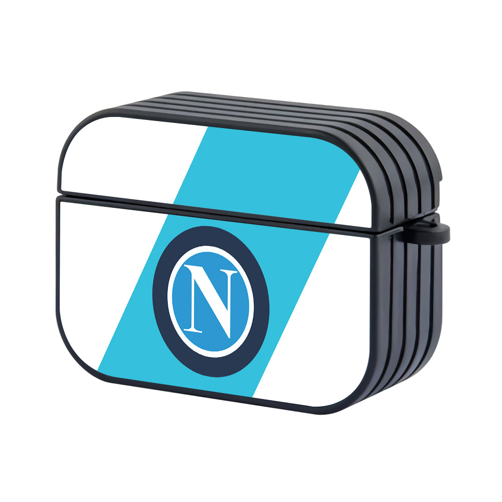 Napoli Stripe Blue Hard Plastic Case Cover For Apple Airpods Pro - Ezzystore