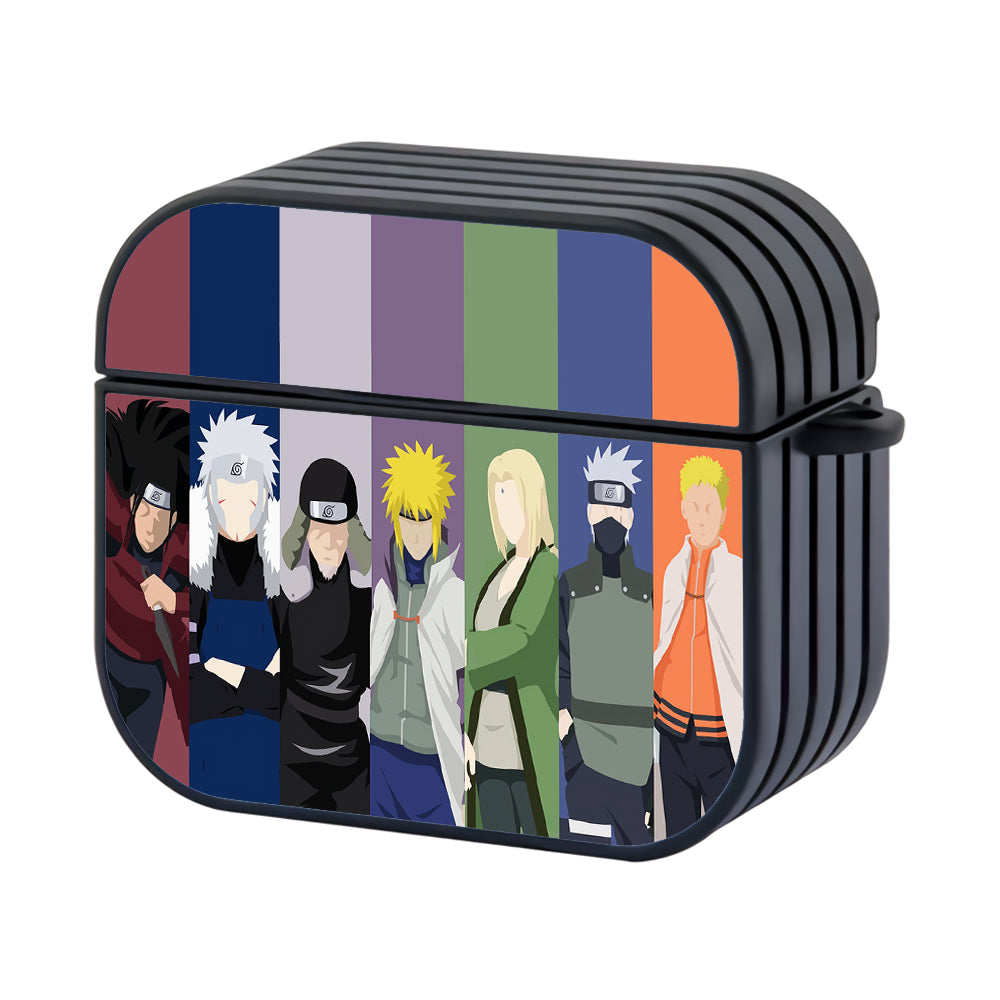 Naruto 7 Hokage Art Hard Plastic Case Cover For Apple Airpods 4 - Ezzystore