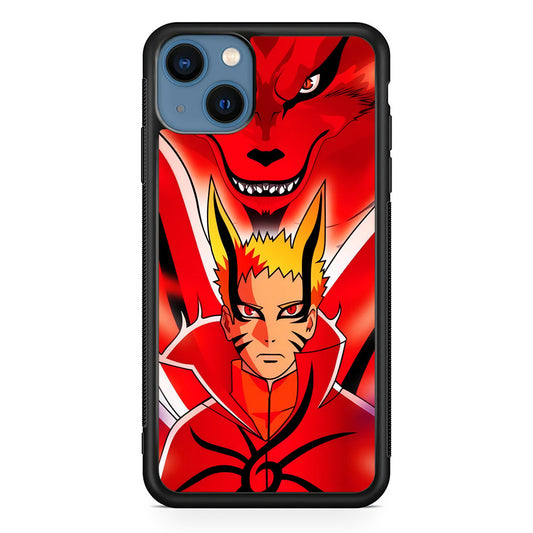 Naruto Baryon Mode x Kurama iPhone 15 Case