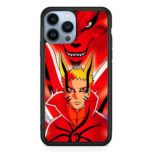 Naruto Baryon Mode x Kurama iPhone 14 Pro Max Case