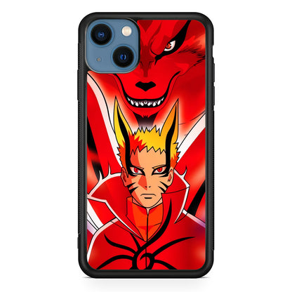 Naruto Baryon Mode x Kurama iPhone 14 Plus Case