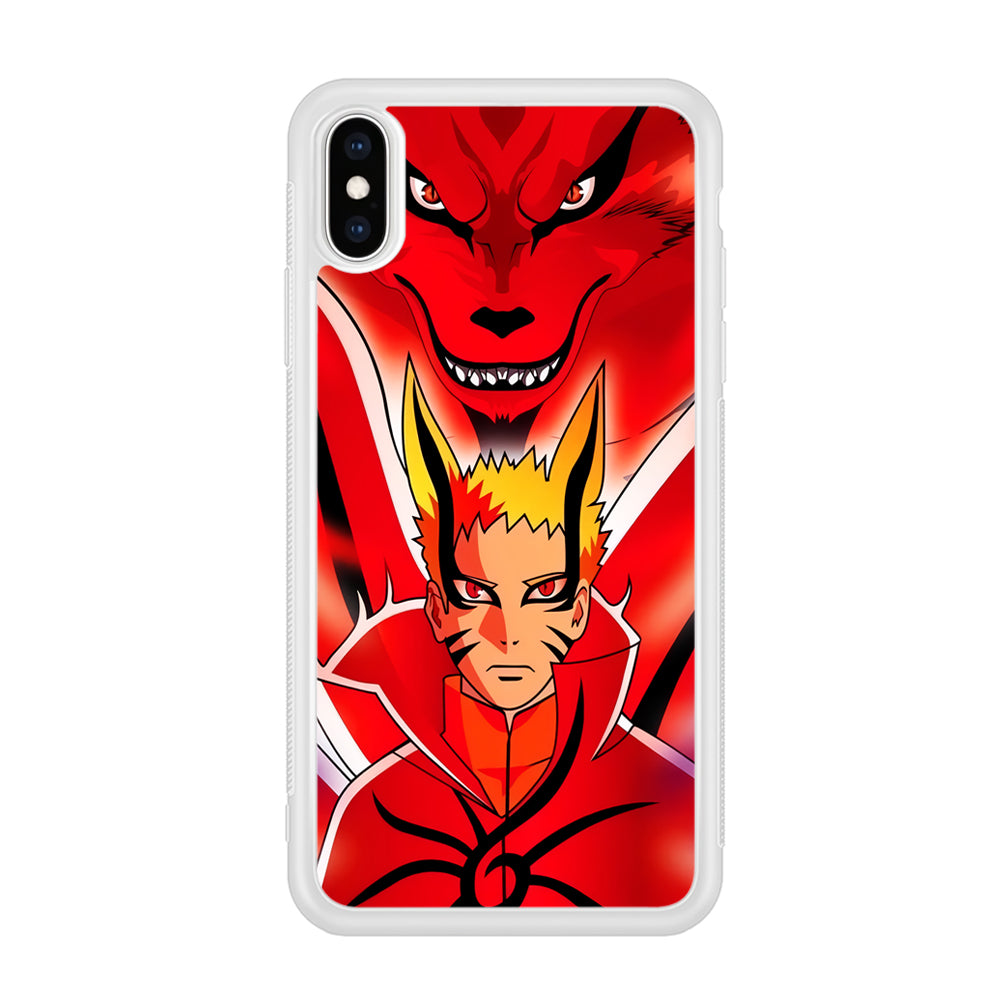 Naruto Baryon Mode x Kurama iPhone Xs Max Case