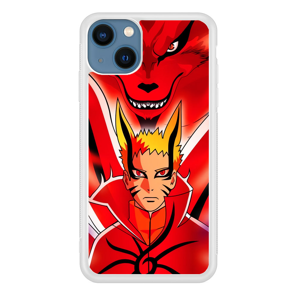 Naruto Baryon Mode x Kurama iPhone 15 Case