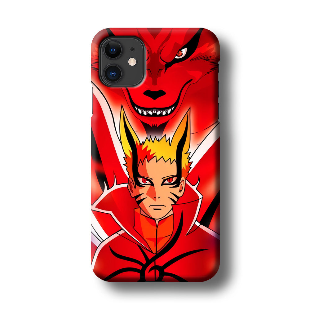 Naruto Baryon Mode x Kurama iPhone 11 Case