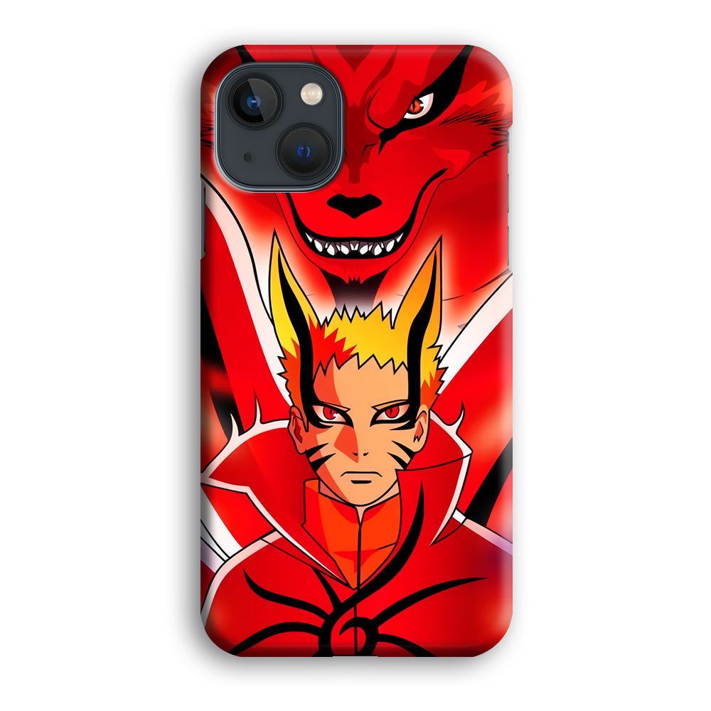 Naruto Baryon Mode x Kurama iPhone 14 Case