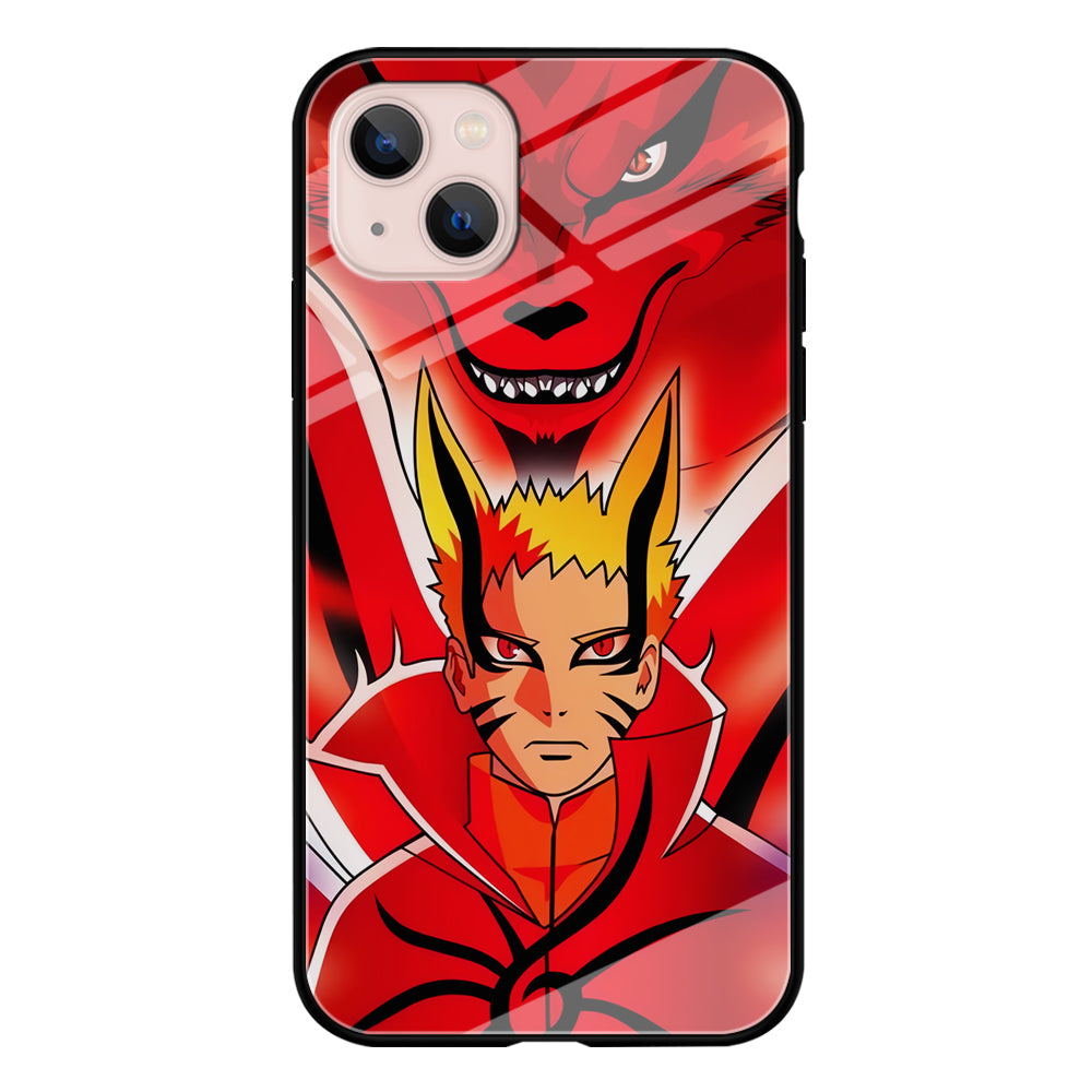 Naruto Baryon Mode x Kurama iPhone 14 Plus Case