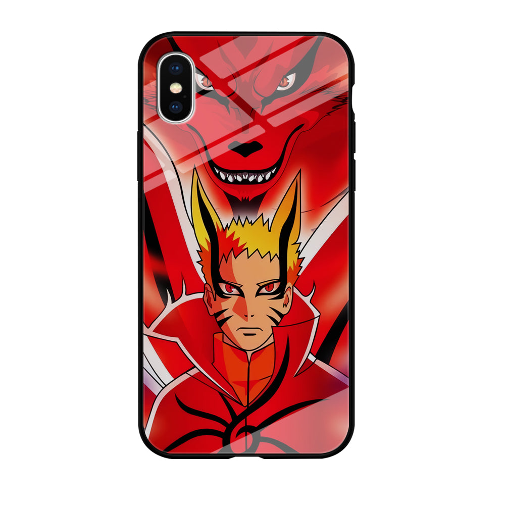 Naruto Baryon Mode x Kurama iPhone Xs Max Case