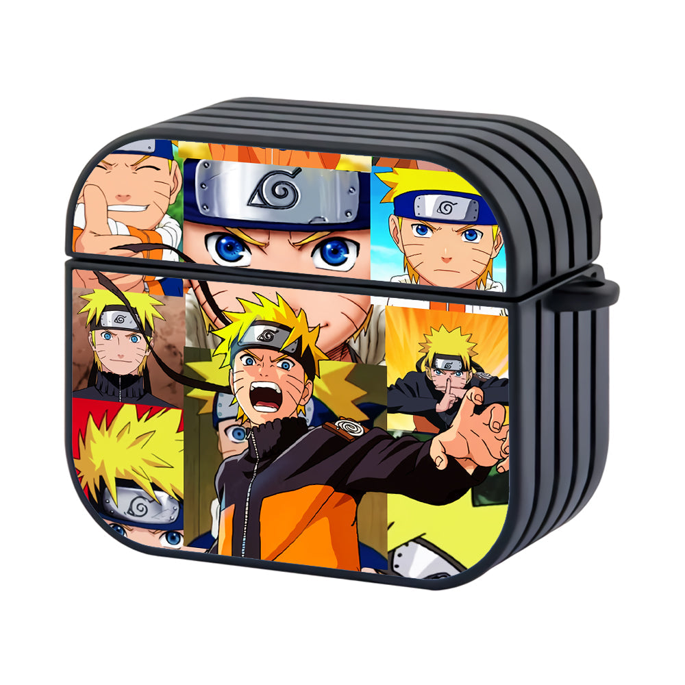 Naruto Collage Of Moment Hard Plastic Case Cover For Apple Airpods 4 - Ezzystore