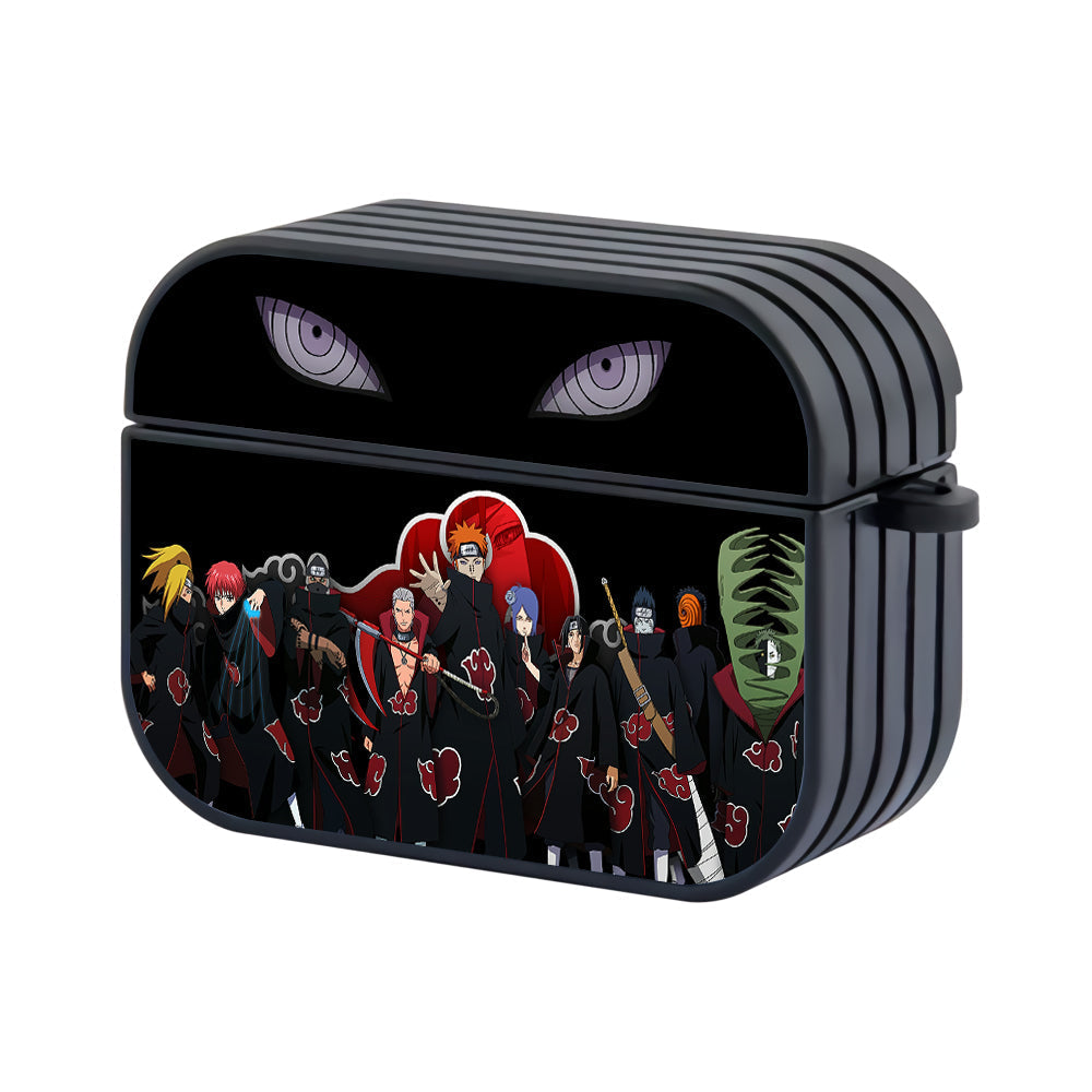 Naruto The Akatsuki Rinnegan Eyes Hard Plastic Case Cover For Apple Airpods Pro 3 - Ezzystore