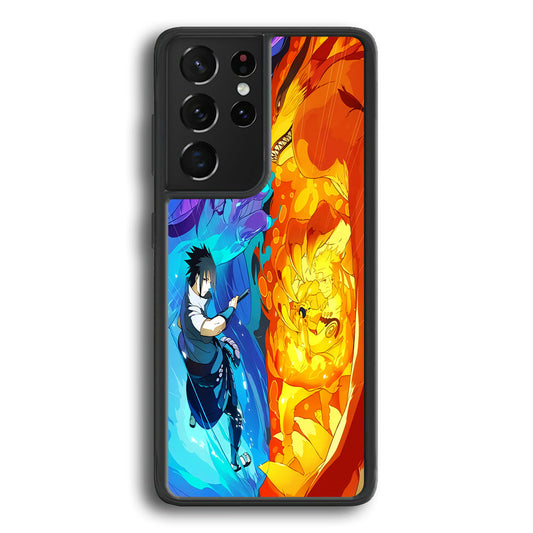 Naruto VS Sasuke Great fight Samsung Galaxy S24 Ultra Case - Ezzystore