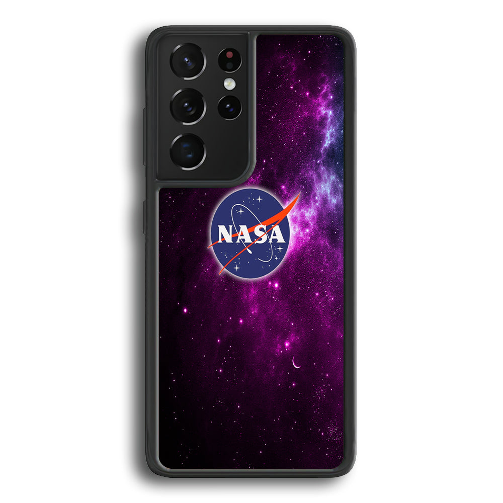 Nasa Purple Space Logo Samsung Galaxy S24 Ultra Case - Ezzystore