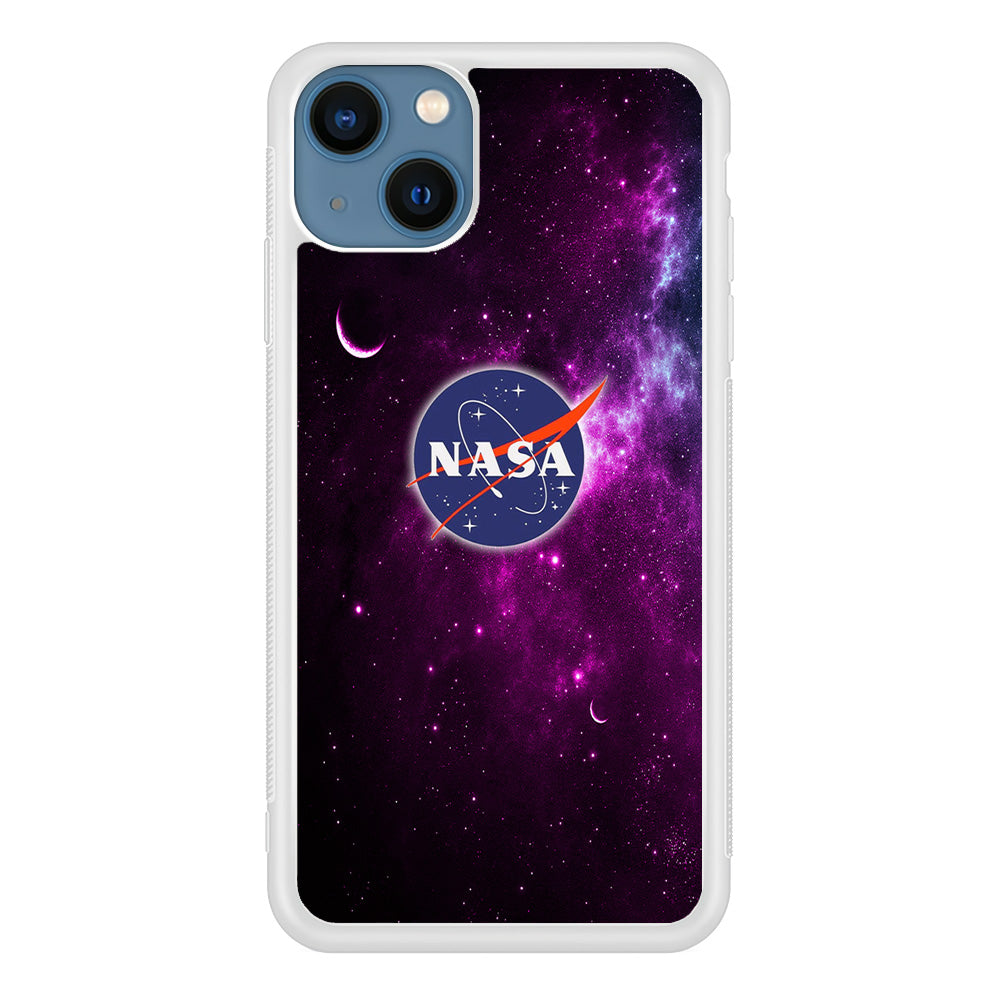 Nasa Purple Space Logo iPhone 14 Case