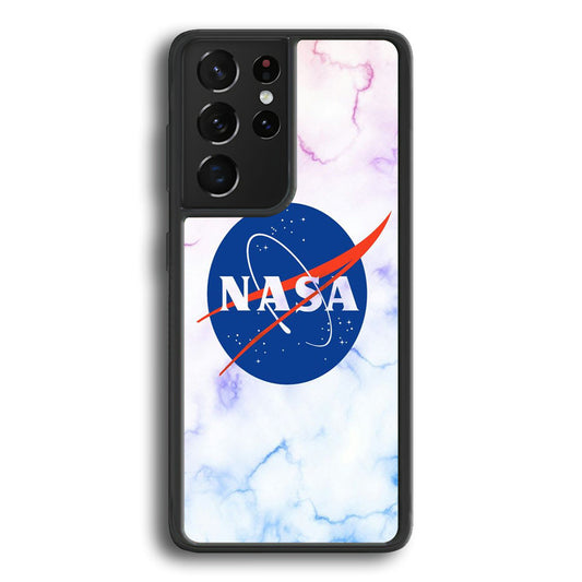 Nasa Logo Marble Samsung Galaxy S24 Ultra Case - Ezzystore