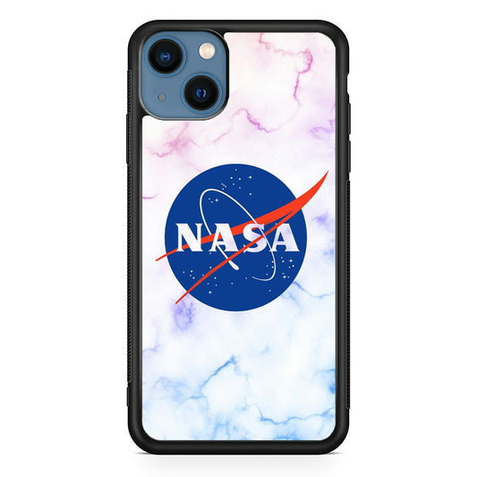 Nasa Logo Marble iPhone 14 Plus Case